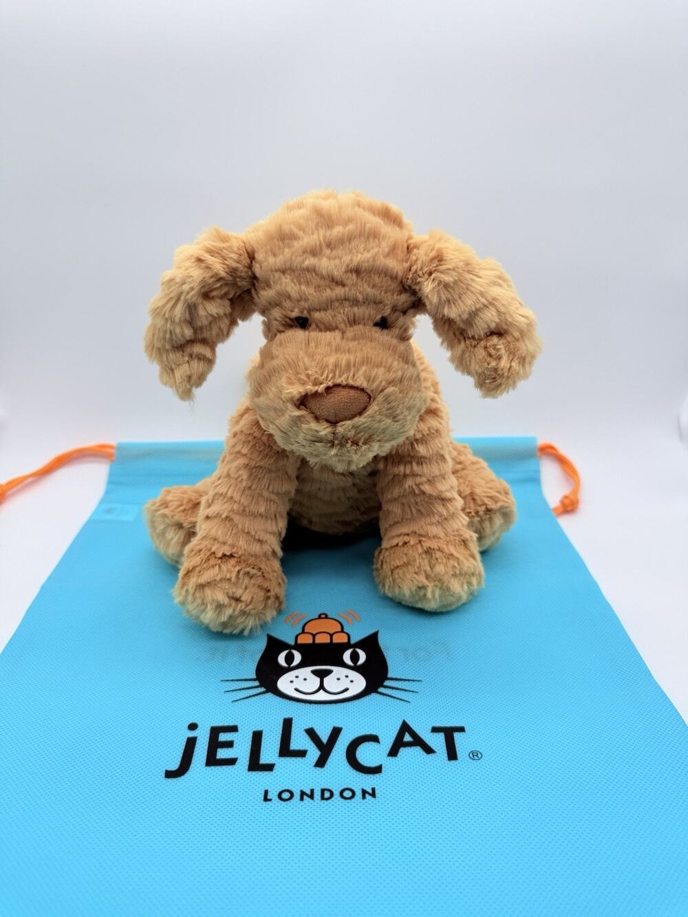 Jellycat Fuddlewuddle Puppy Dog Plush NWT Authentic With Dust Bag